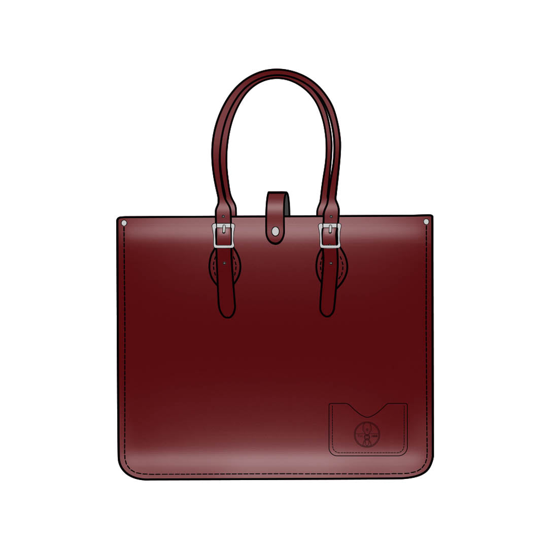 Landscape Leather Tote Bag The Leather Satchel Co. The Leather