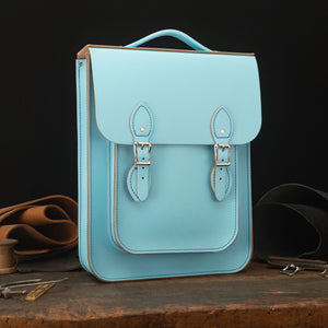 Medium Leather Backpack (Portrait)