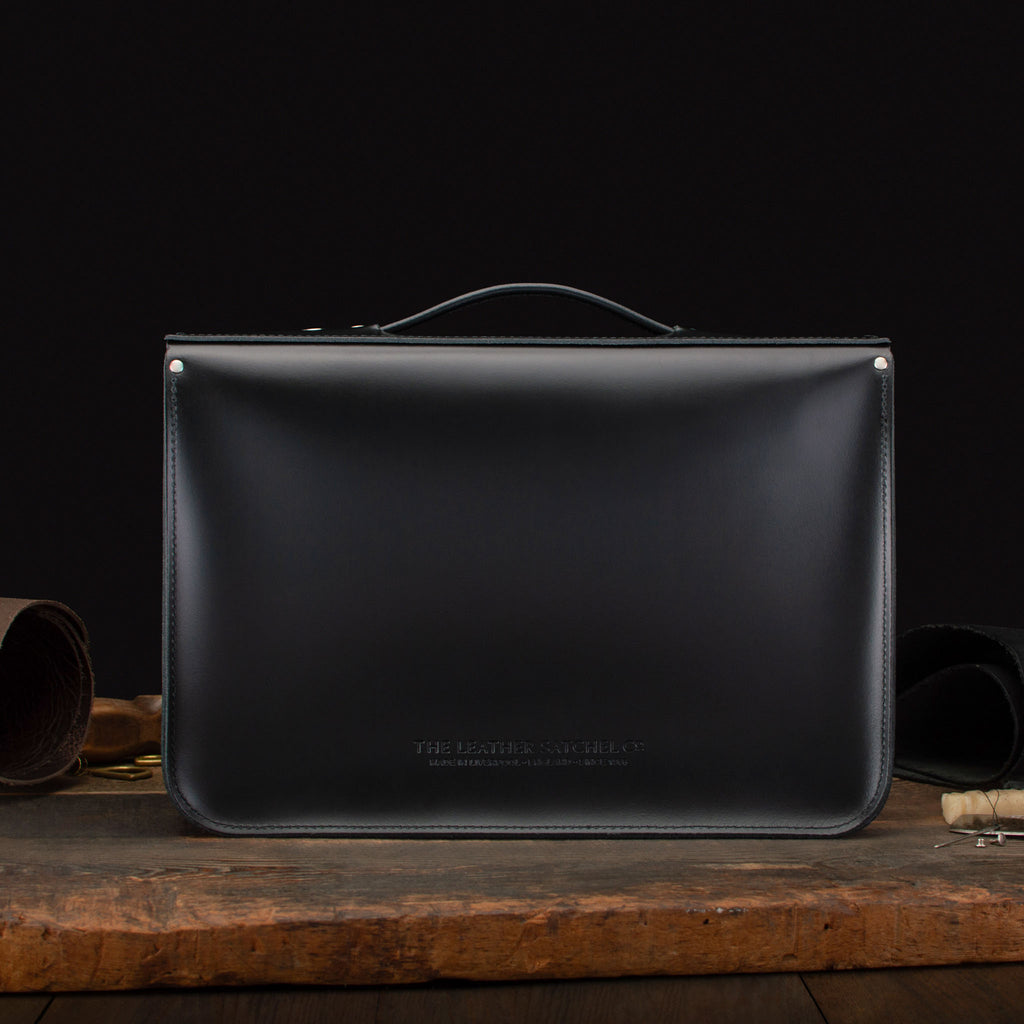 h　黒　38 15 Inch Briefcase Satchel | The Leather Satchel Co. – The Leather
