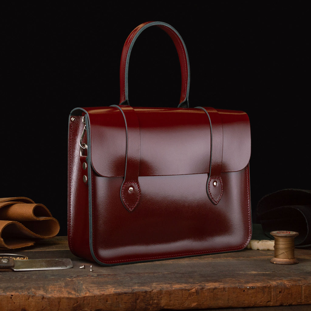 13 Inch Leather Music Case | The Leather Satchel Co. – The Leather