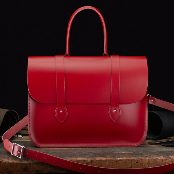 15 Inch Leather Music Case | The Leather Satchel Co. – The Leather