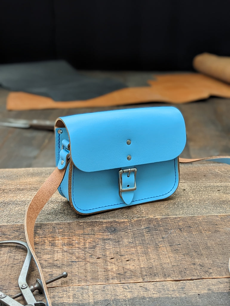Eco-Hipster made from Baby Blue Leather (MMRP USD$105)
