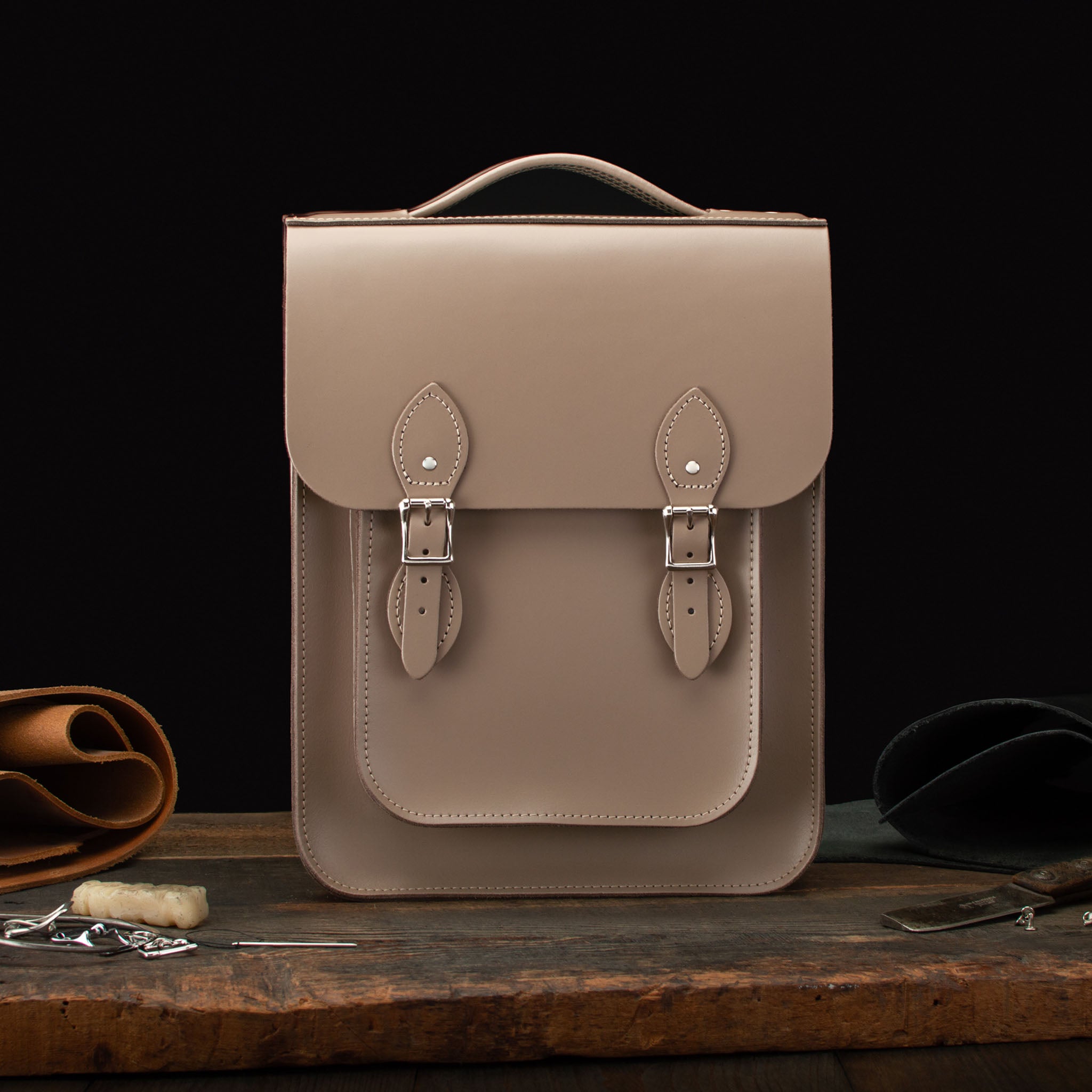 Medium leather Backpack