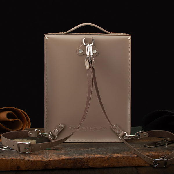 adult leather backpack Medium Leather Backpack (Portrait)