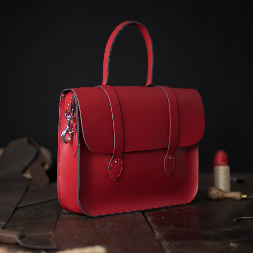 15 Inch Leather Music Case