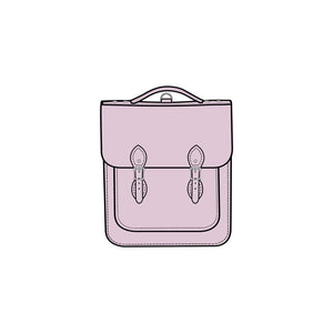 Pink Large Leather Backpack (Portrait) Leather Backpacks for Women | Cambridge Satchel main image 2