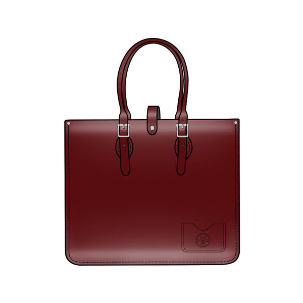 BESSO leather city bag editor's bag レッド BESSO leather city bag editor´s bag レッド