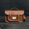 12.5-inch Camera Bag made from London Tan Leather