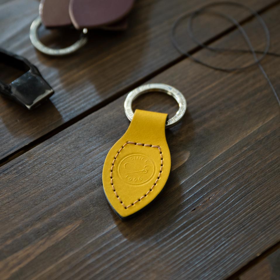 Signature Leather Keyring